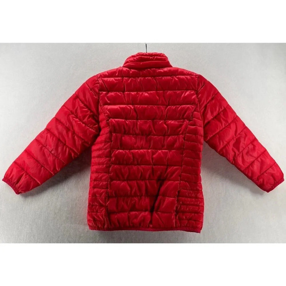 Boulder Gear Puffer Jacket Girls Sz S Full Zip Long Sleeve Insulated Outdoor Red - Picture 3 of 12